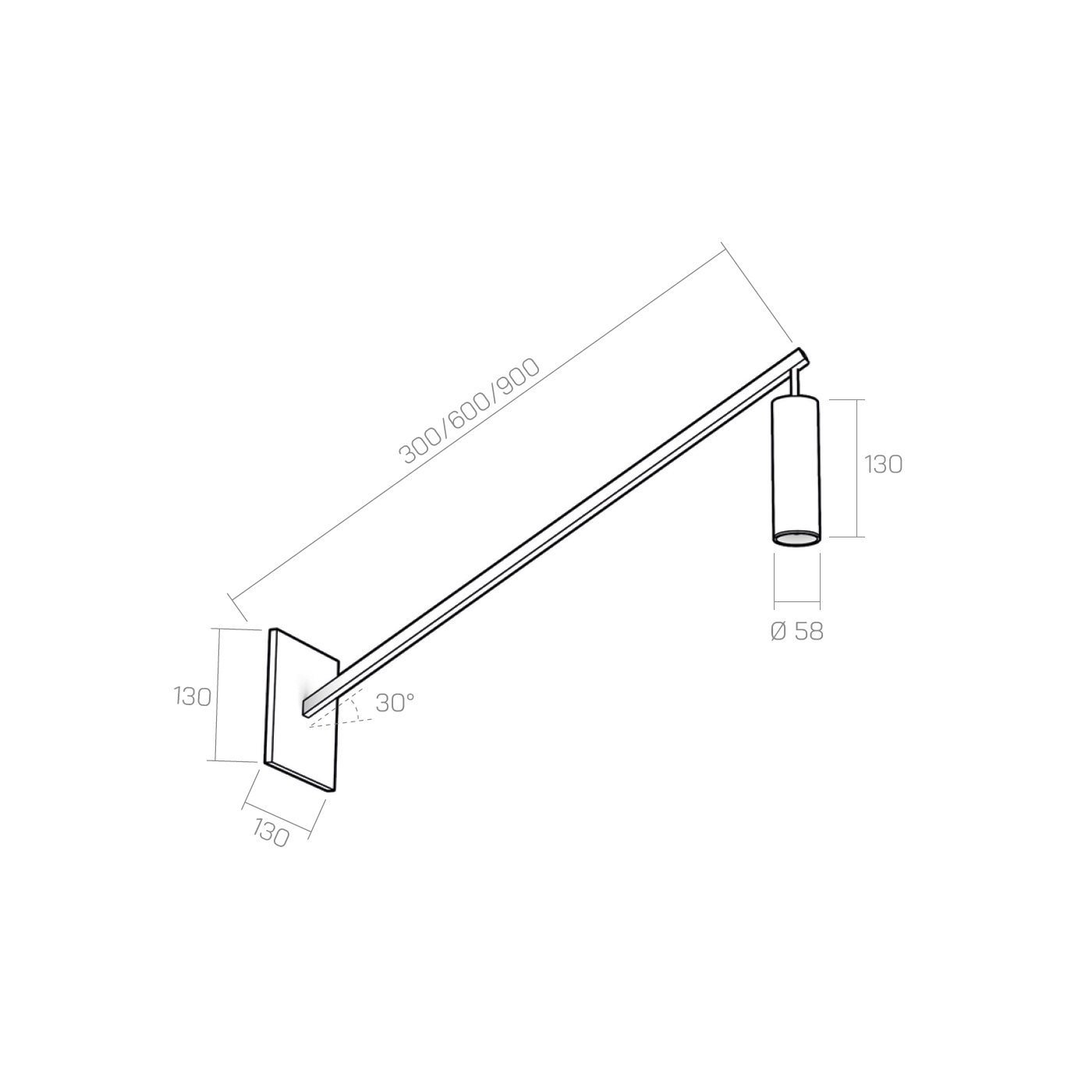 SAMPEI - GU10 30° technical details