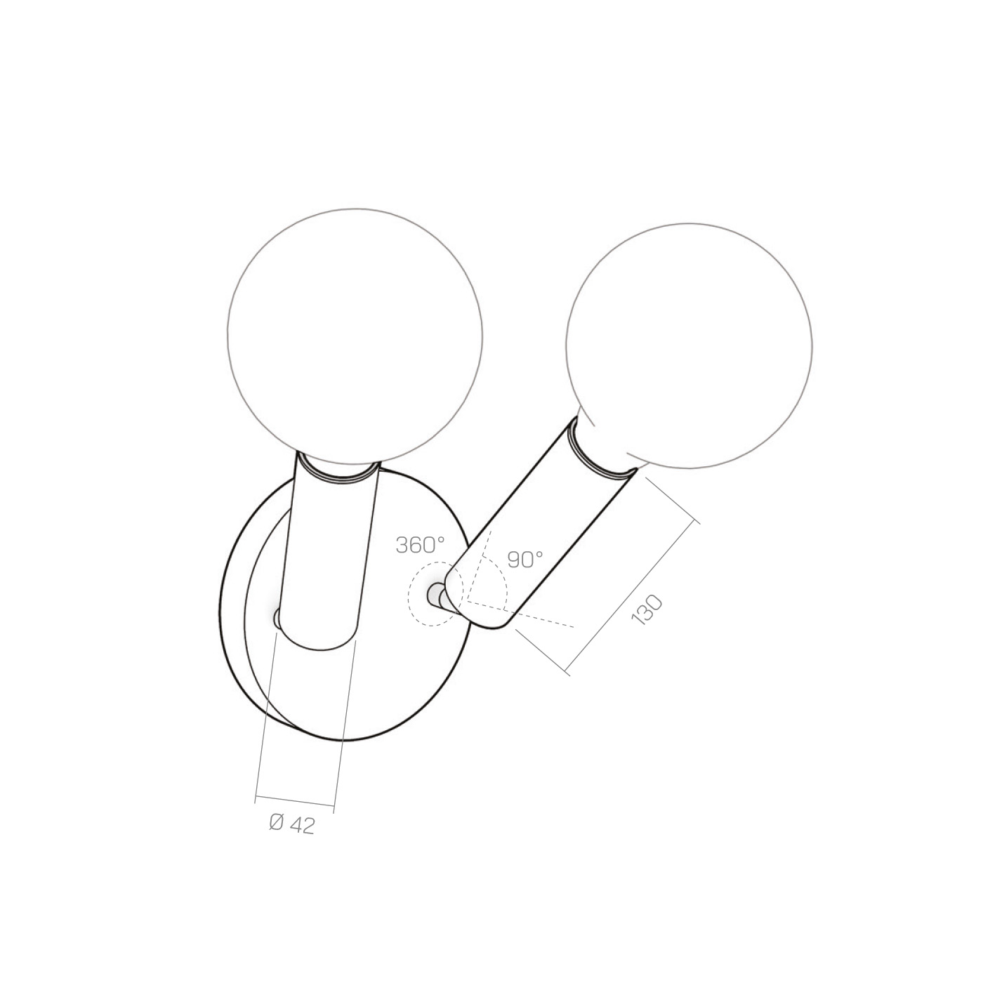 Applique CRICCO E27x2 technical details