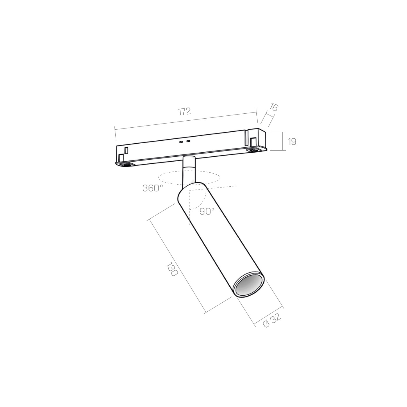 Faretto 48V SMILZO 13 - binario technical details