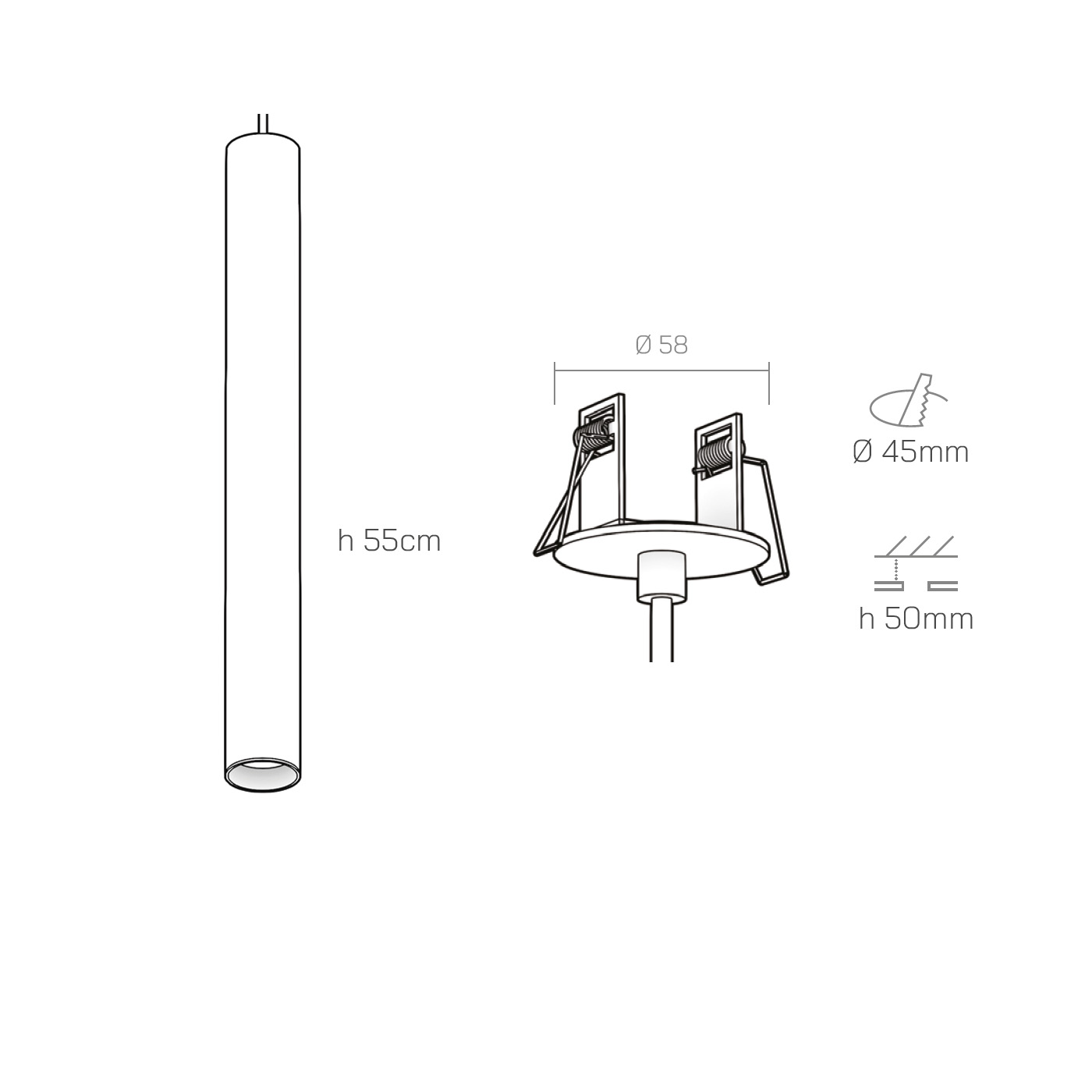 Organo CICCIO 55 - incasso technical details