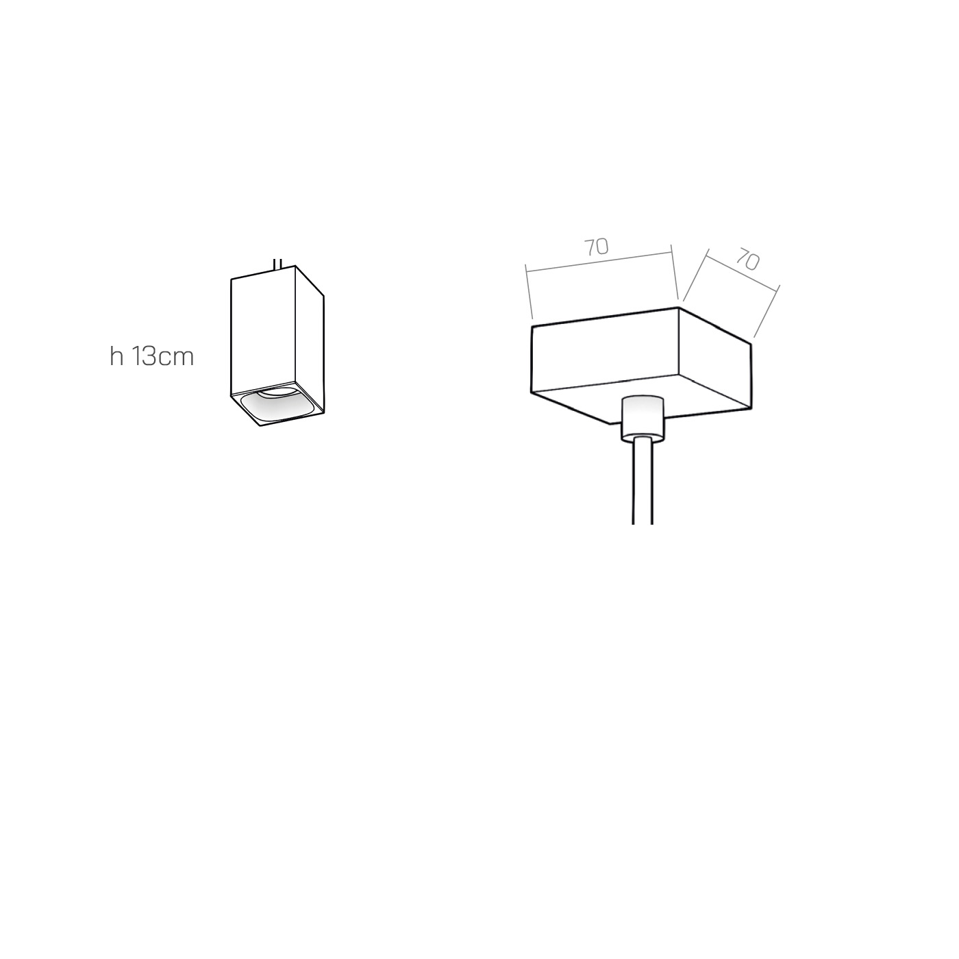 Organo QUBETTO 13 - plafone technical details
