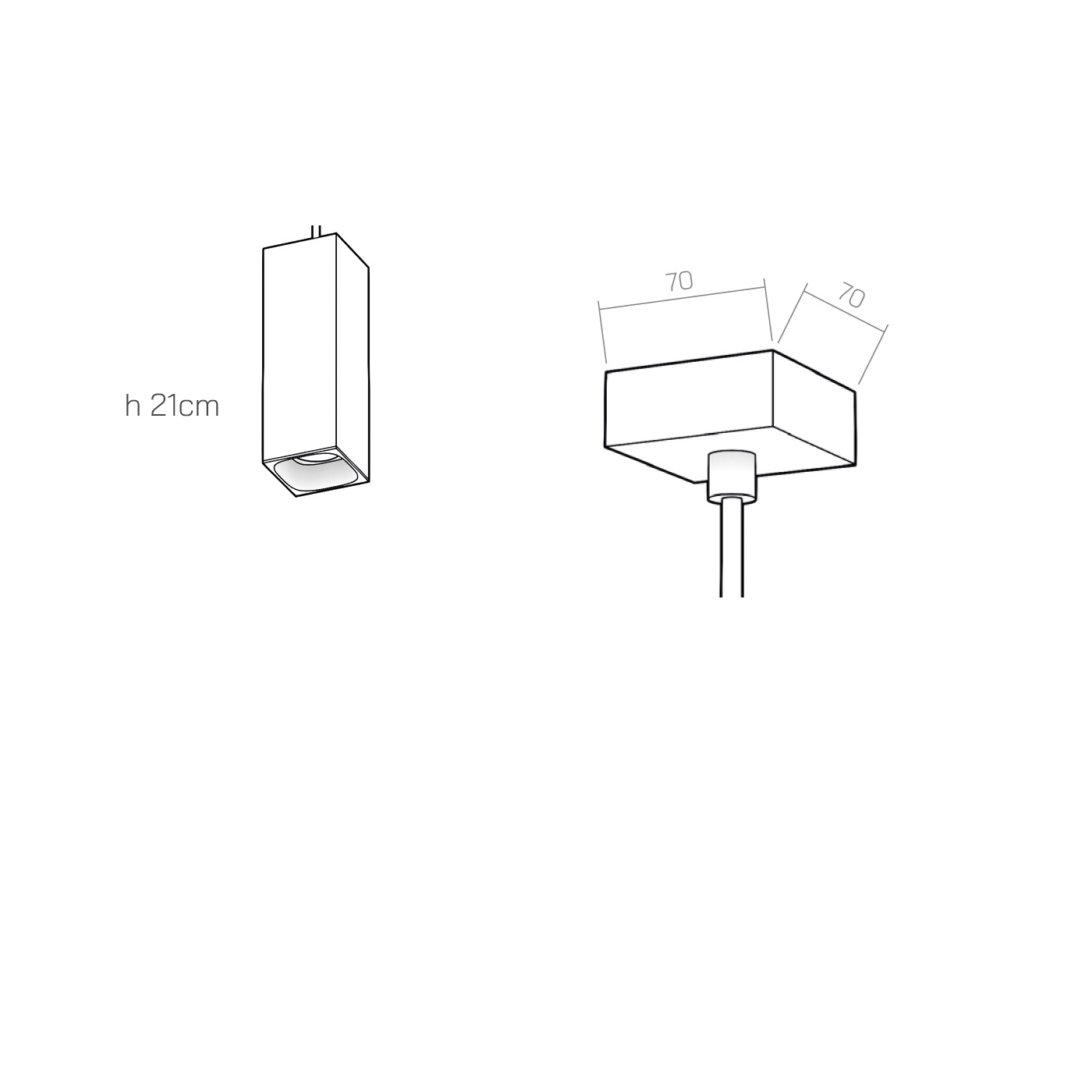 Organo QUBETTO 21 - plafone technical details